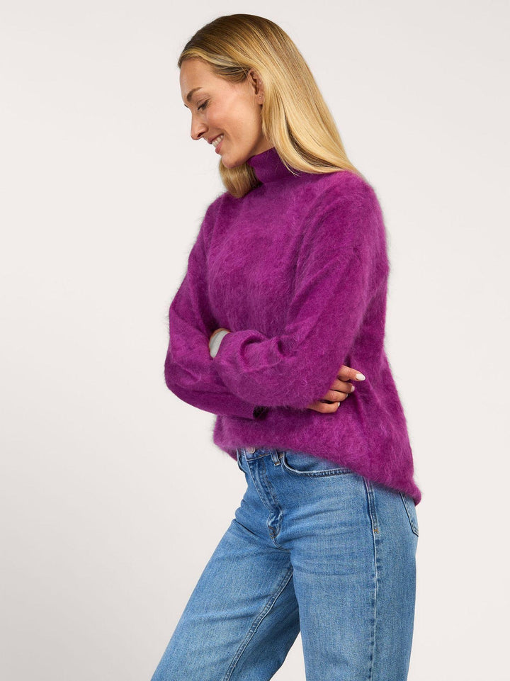 DOLCEVITA ADARE IN CASHMERE PRUGNA ADARE EGGPLANT ABSOLUT CASHMERE 