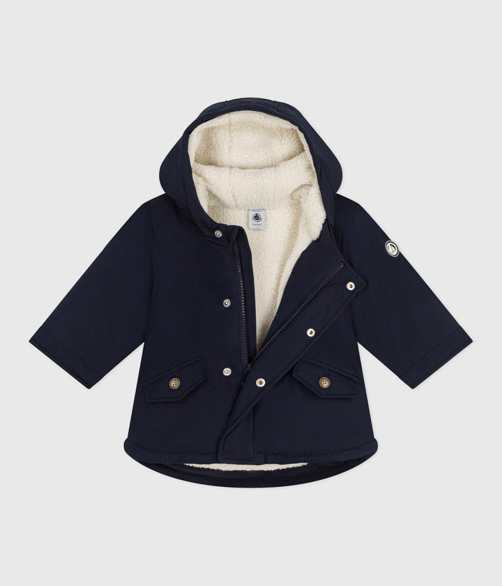 PARKA MIDI IMBOTTITO NAVY A0DV0 07 PETIT BATEAU 