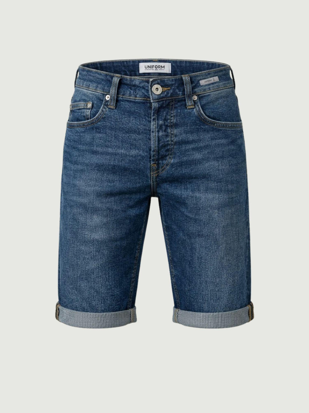 Jeans shorts sunny in cotone lavaggio medio SUNNY020 B2 UNIFORM 
