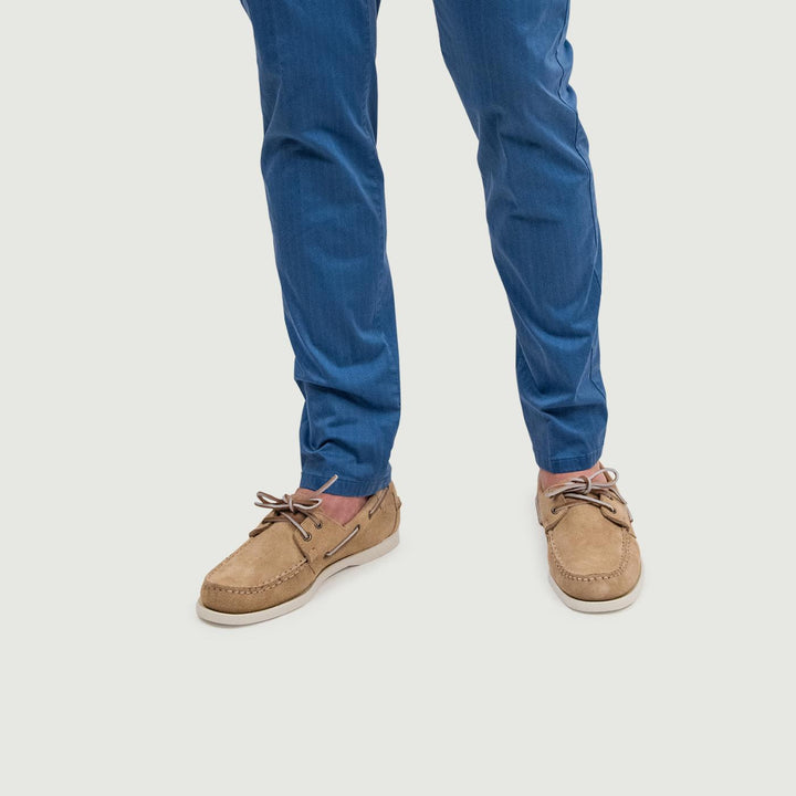 Mocassino da barca Portland Scamosciato Beige