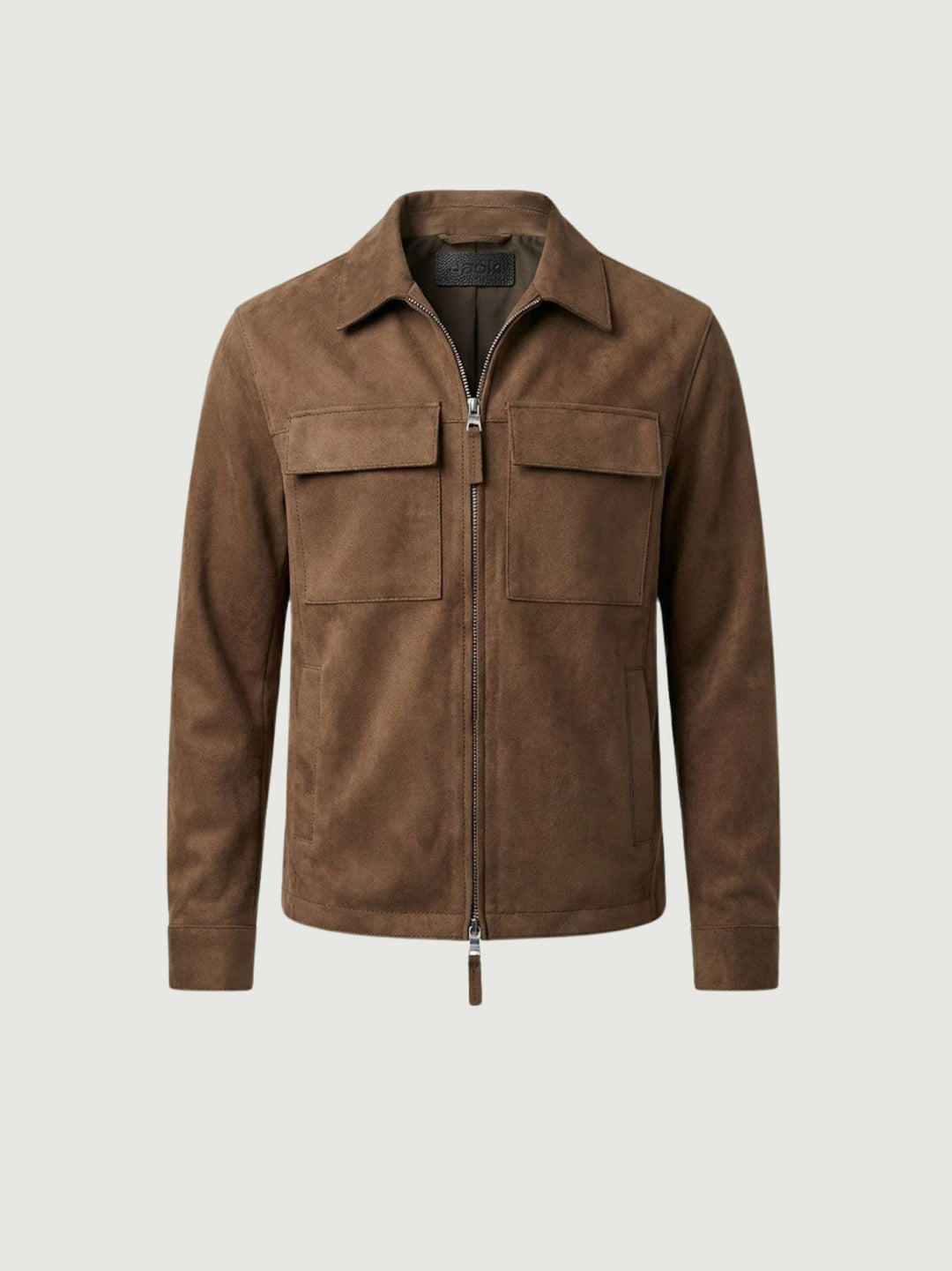 Giacca Tarragon in camoscio pecan TARRAGON 126 JACK LEATHER 