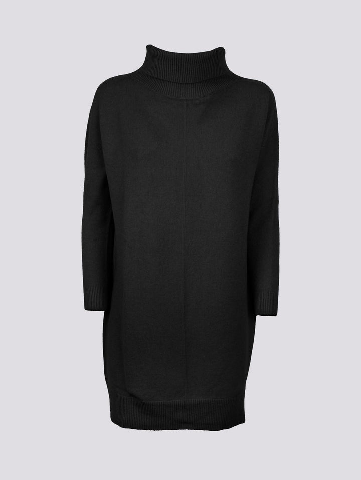 MAGLIA ABITO CON COLLO ALTO NERA 0370/225 010 BIMOR 