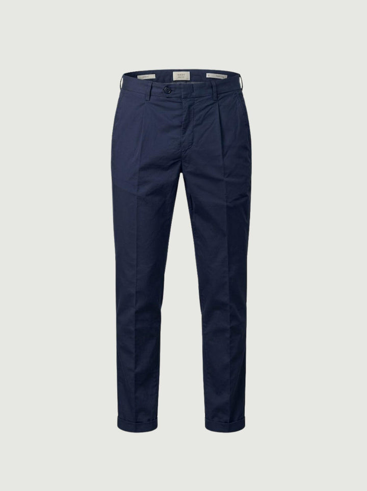 Pantalone chino con pences in cotone navy T623THI 892 NOLAB 
