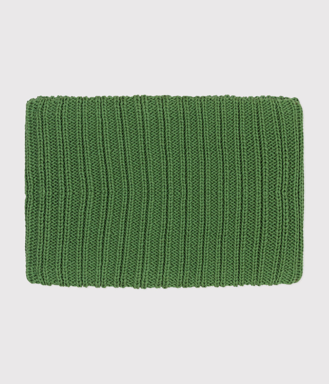 Snood verde in maglia foderata in pile bambino A0BS0 06 PETIT BATEAU 
