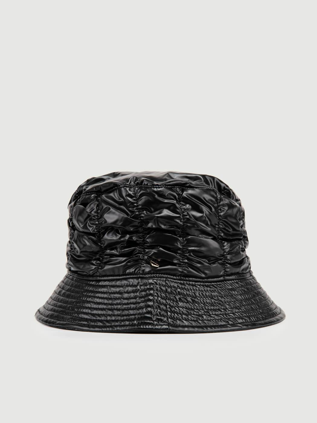 CAPPELLO BUCKET DA PIOGGIA NERO CP4284 NERO ANDREA MORANDO 