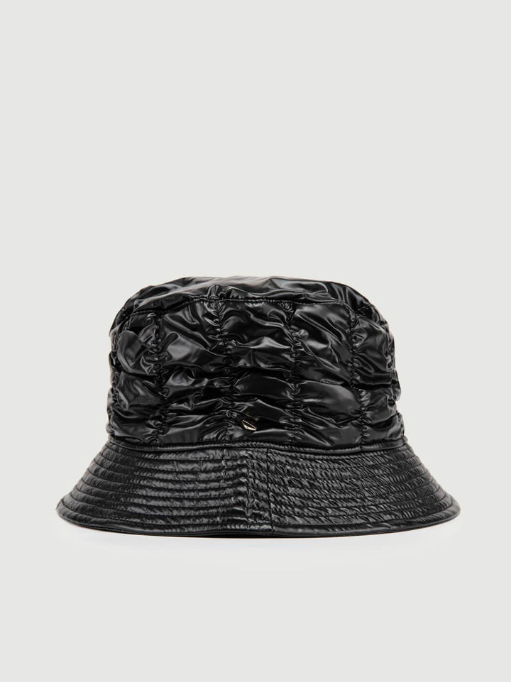 CAPPELLO BUCKET DA PIOGGIA NERO CP4284 NERO ANDREA MORANDO 