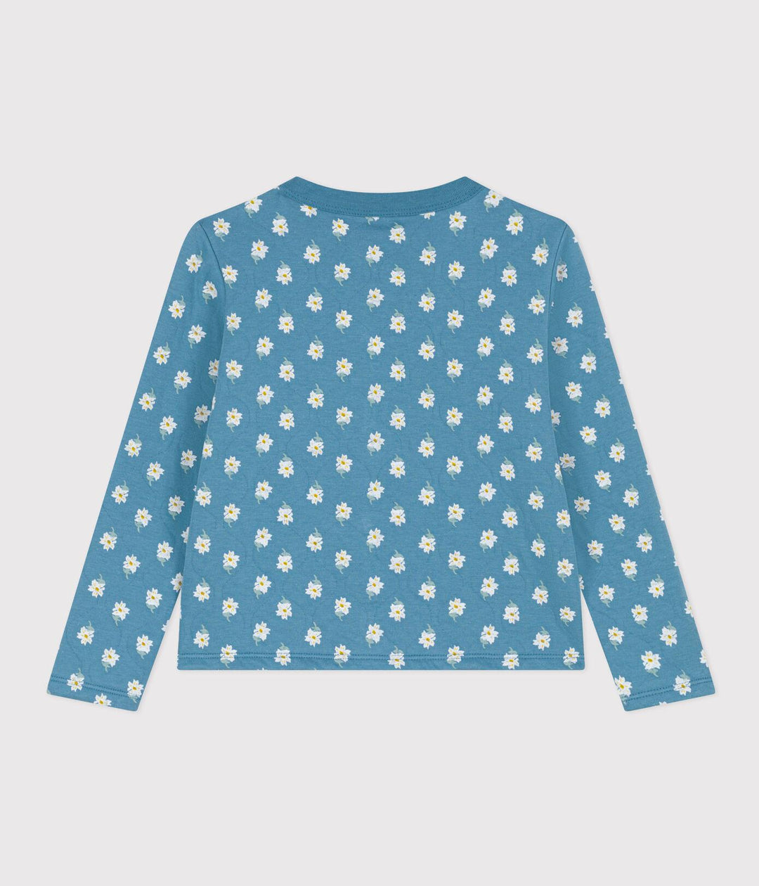 CARDIGAN IN TUBIQUE TRAPUNTATO BAMBINA A084Z 02 PETIT BATEAU 