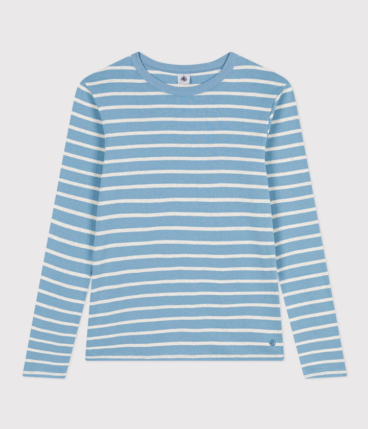 MAGLIA ICONIQUE DONNA IN COTONE GIROCOLLO A08CN 04 PETIT BATEAU 