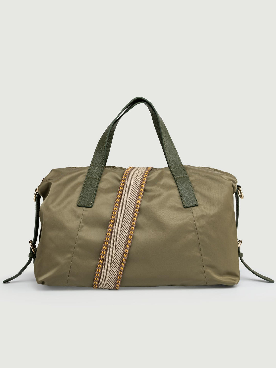 SHOPPER CARRY IN NYLON VERDE CARRY VERDE MILITARE BIMOR 