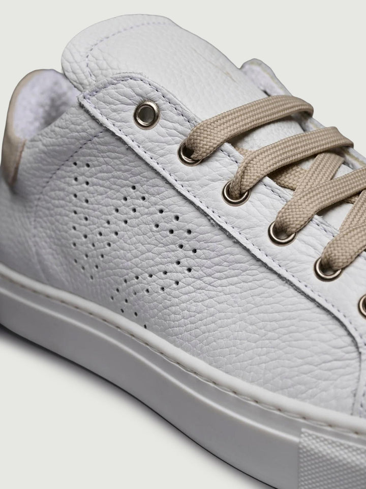 Sneaker Tennis bianco e sabbia SUBIGOLD SAB V2 
