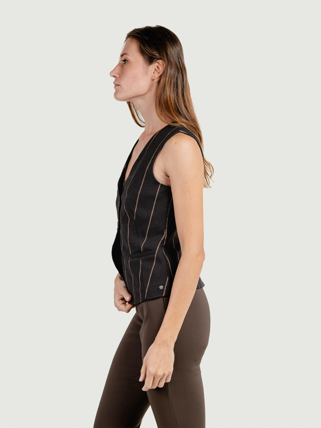 GILET GESSATO TESTA MORO 565IRDI322 70 ANDREA MORANDO 