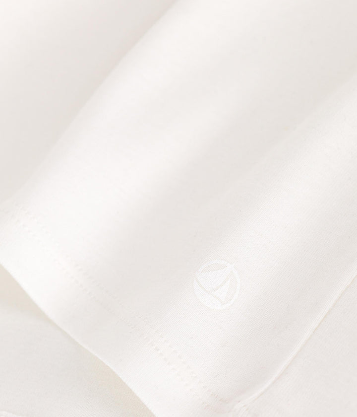 T-shirt a maniche corte in cotone tinta unita bambina