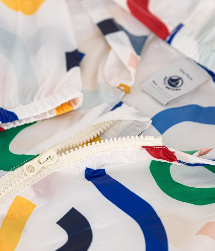 GIACCA A VENTO BEBÈ ANTI-UV IN POLIESTERE RICICLATO A09JG 10 PETIT BATEAU 