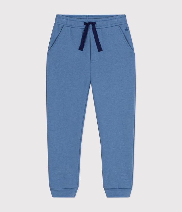 Pantaloni joggers blu bambino A0BJS 04 PETIT BATEAU 