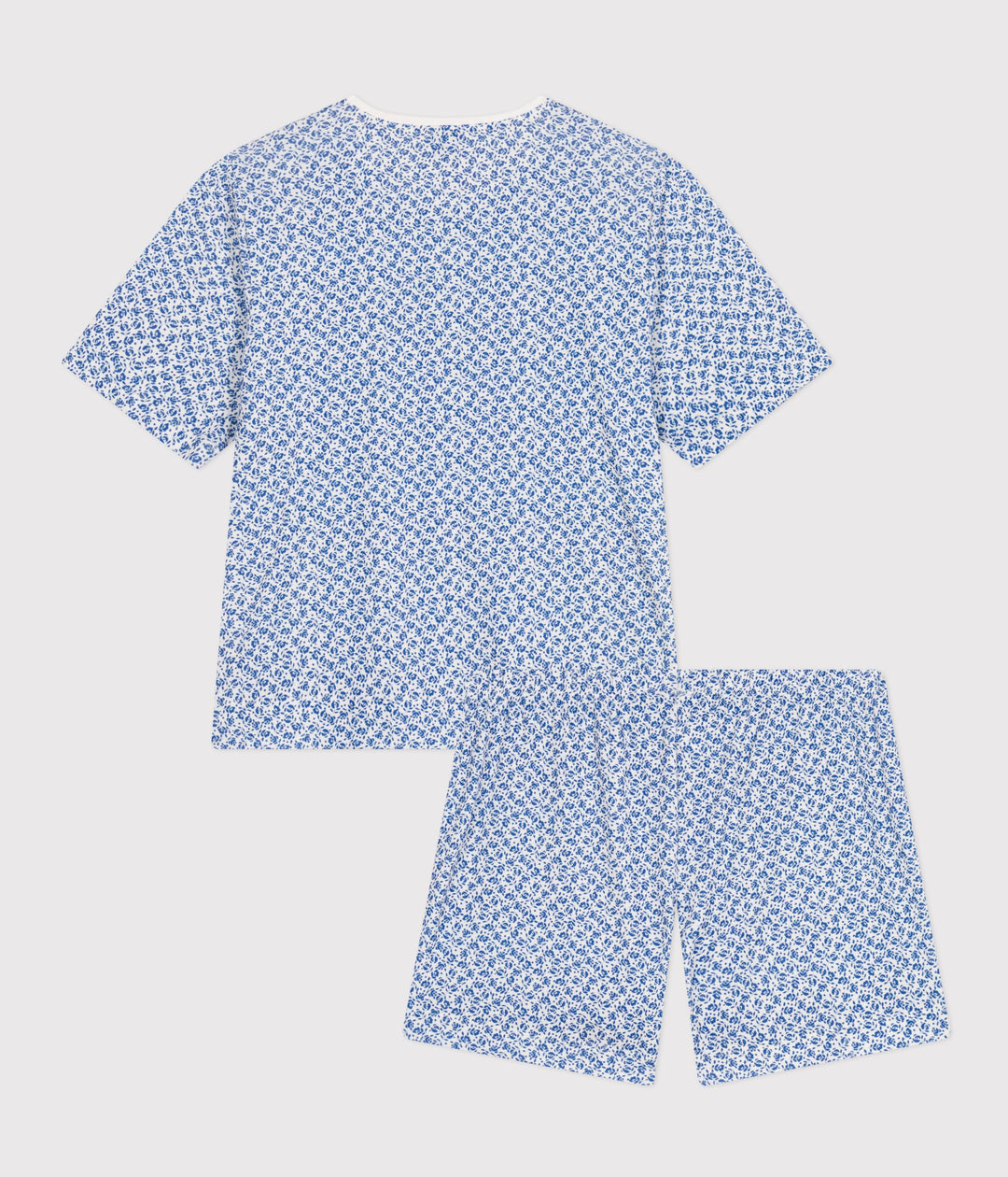 PIGIAMA DONNA IN COTONE CON MOTIVO FLOREALE A09TM 01 PETIT BATEAU 