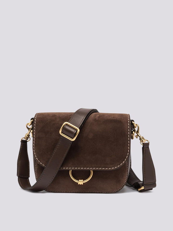 BORSA tracolla Meg In suede testa moro BS 9015 CM-PLMCP 166 GIANNI CHIARINI 