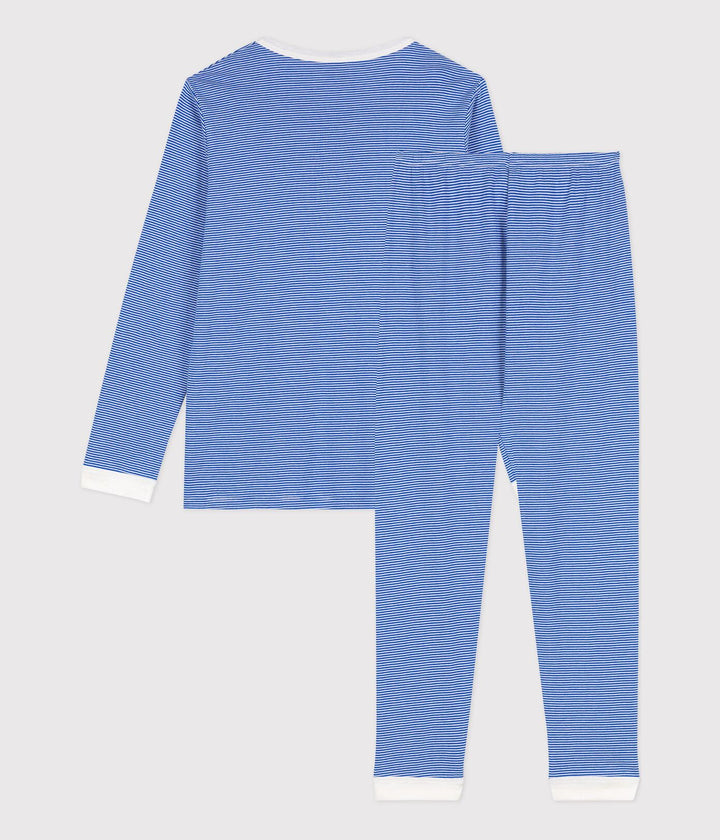 PIGIAMA MILLERIGHE IN COTONE UNISEX A086M 01 PETIT BATEAU 