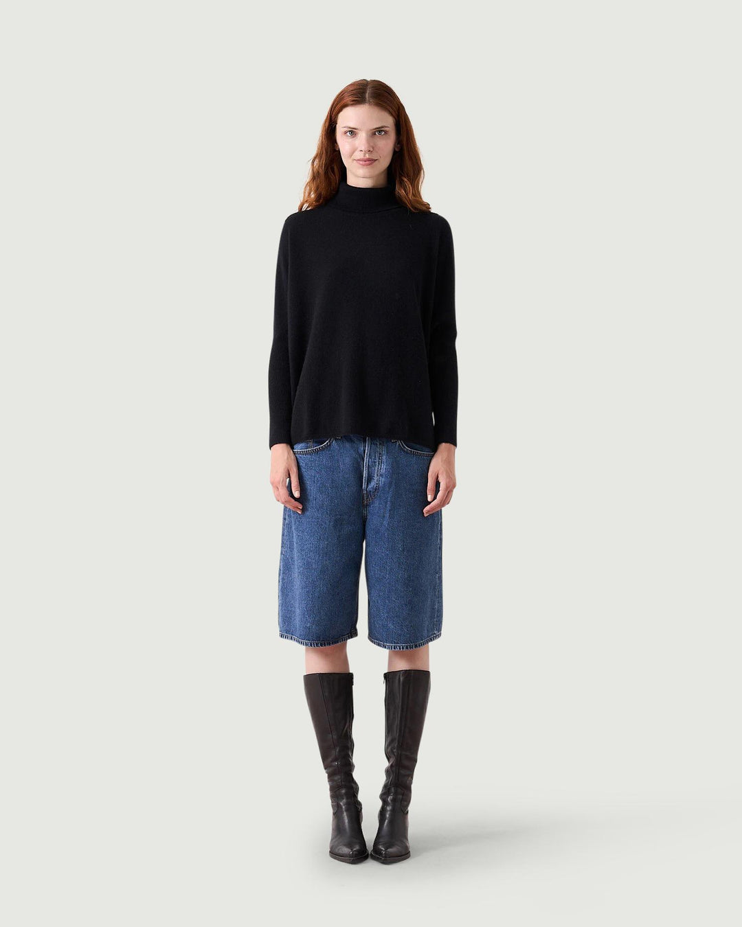DOLCEVITA CLARA IN CASHMERE ECO-FRIENDLY NERO CLARA BLACK ABSOLUT CASHMERE 