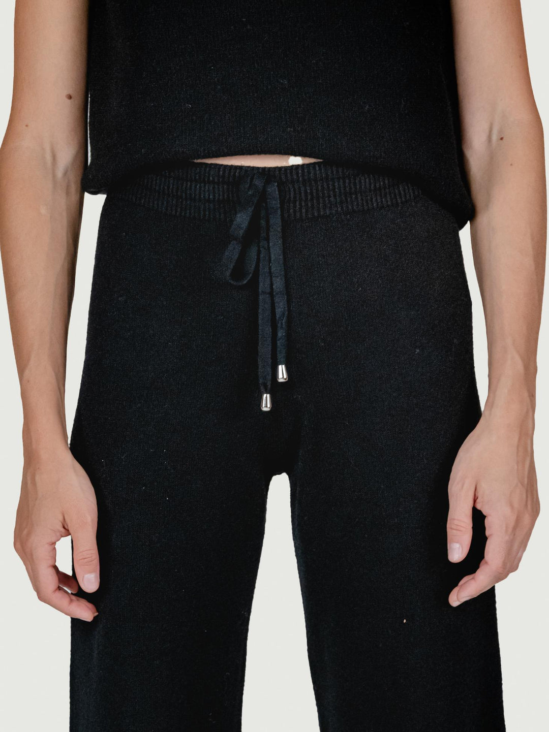 PANTALONI IN MAGLIA NERO 0370176 0010 BIMOR 