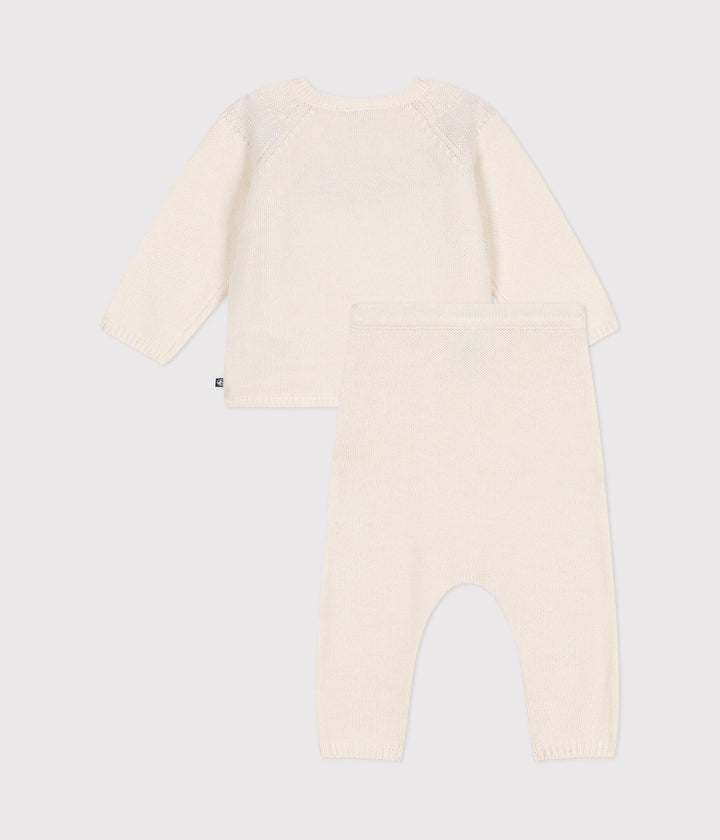 Set di 2 pezzi in maglia con cuori A0AXZ 01 PETIT BATEAU 
