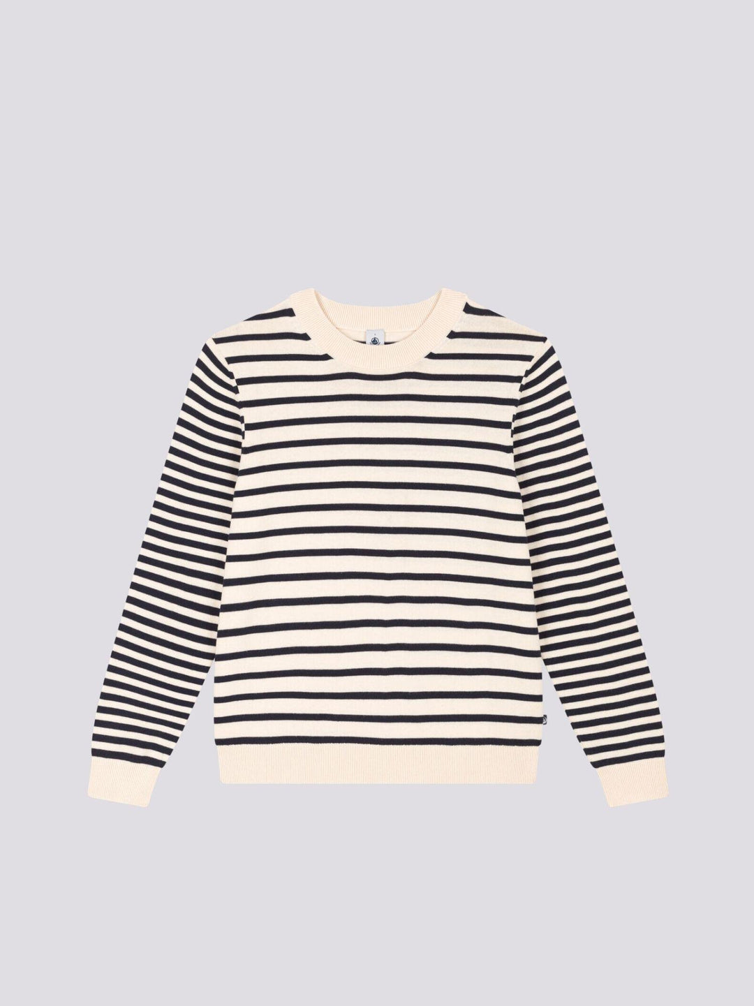 PULLOVER IN COTONE MARINIÈRE DONNA A089W 01 PETIT BATEAU 