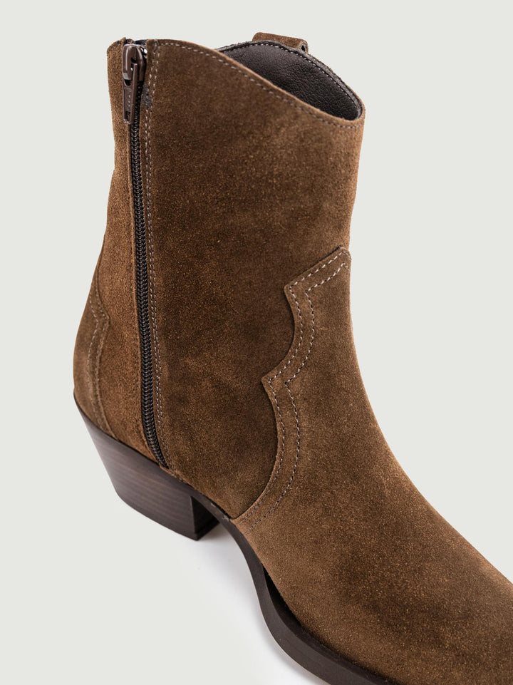 STIVALETTO TEXANO IN CAMOSCIO MUSTANG 5547 33 ALPE 