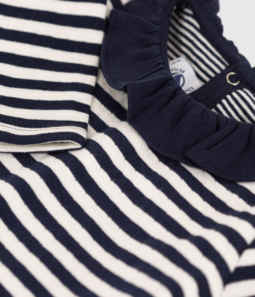 BLUSA IN TUBIQUE A MANICA LUNGA A091V 01 PETIT BATEAU 