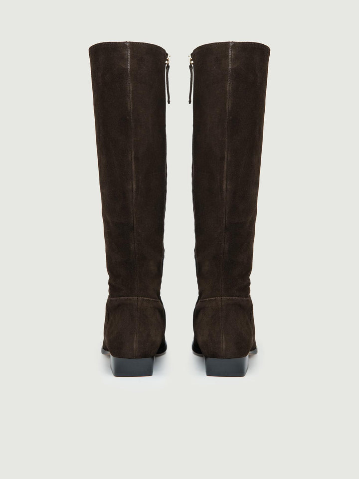 TEXANO ALTO CAMOSCIO MARRONE 25597 MARONE ANDREA MORANDO 