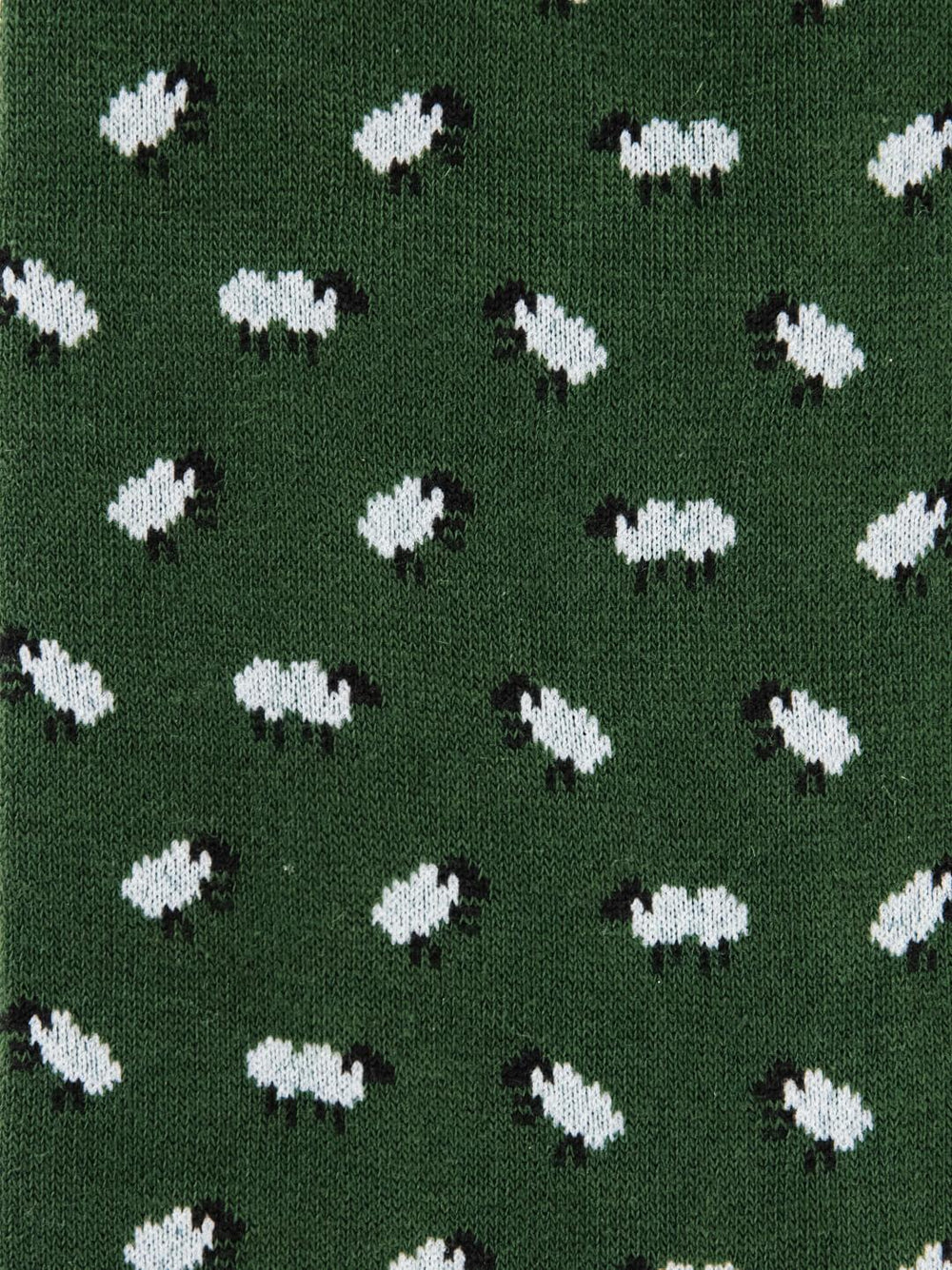 CALZA COTONE CASHMERE VERDE MOTIVO PECORELLE 64226G OLIVA RED 