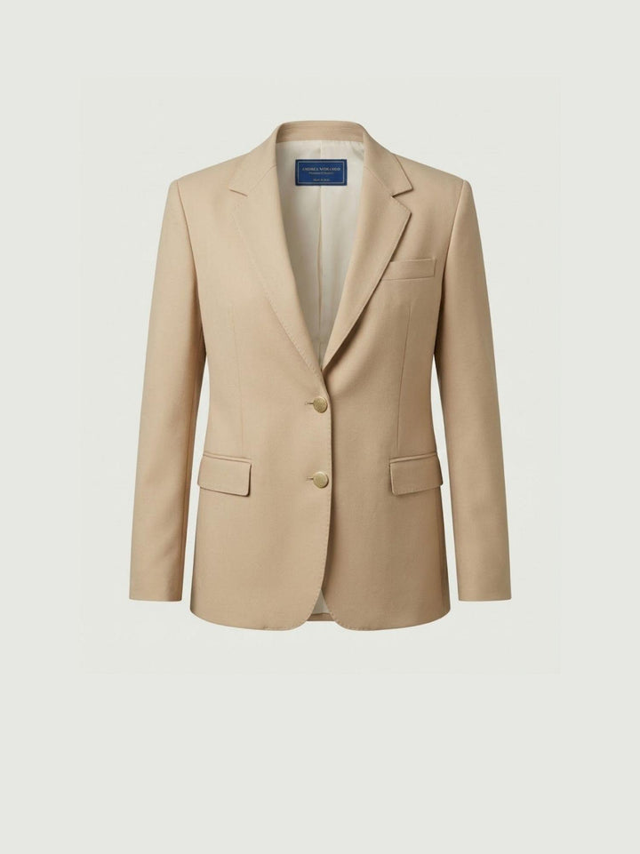 Blazer monopetto beige 3629 4841 ANDREA MORANDO 
