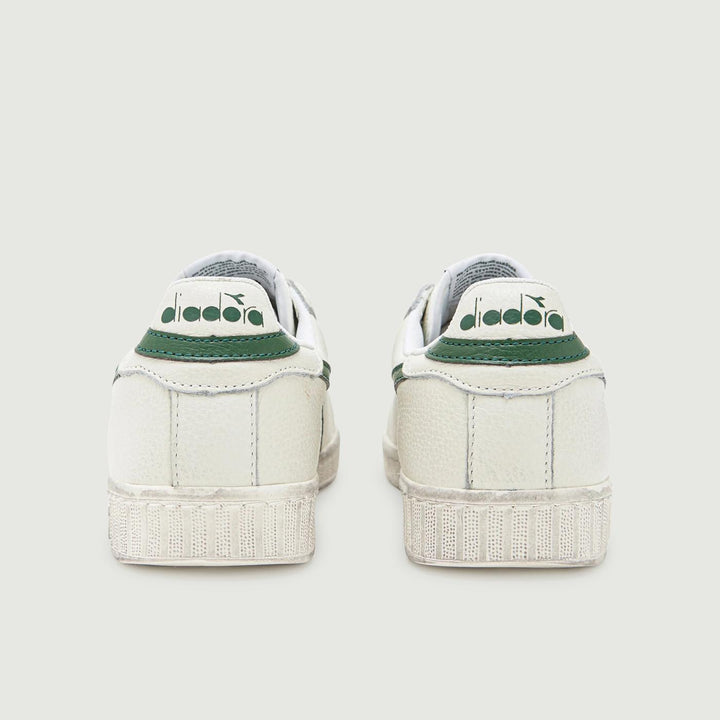 SNEAKERS GAME L LOW WAXED BIANCO VERDE