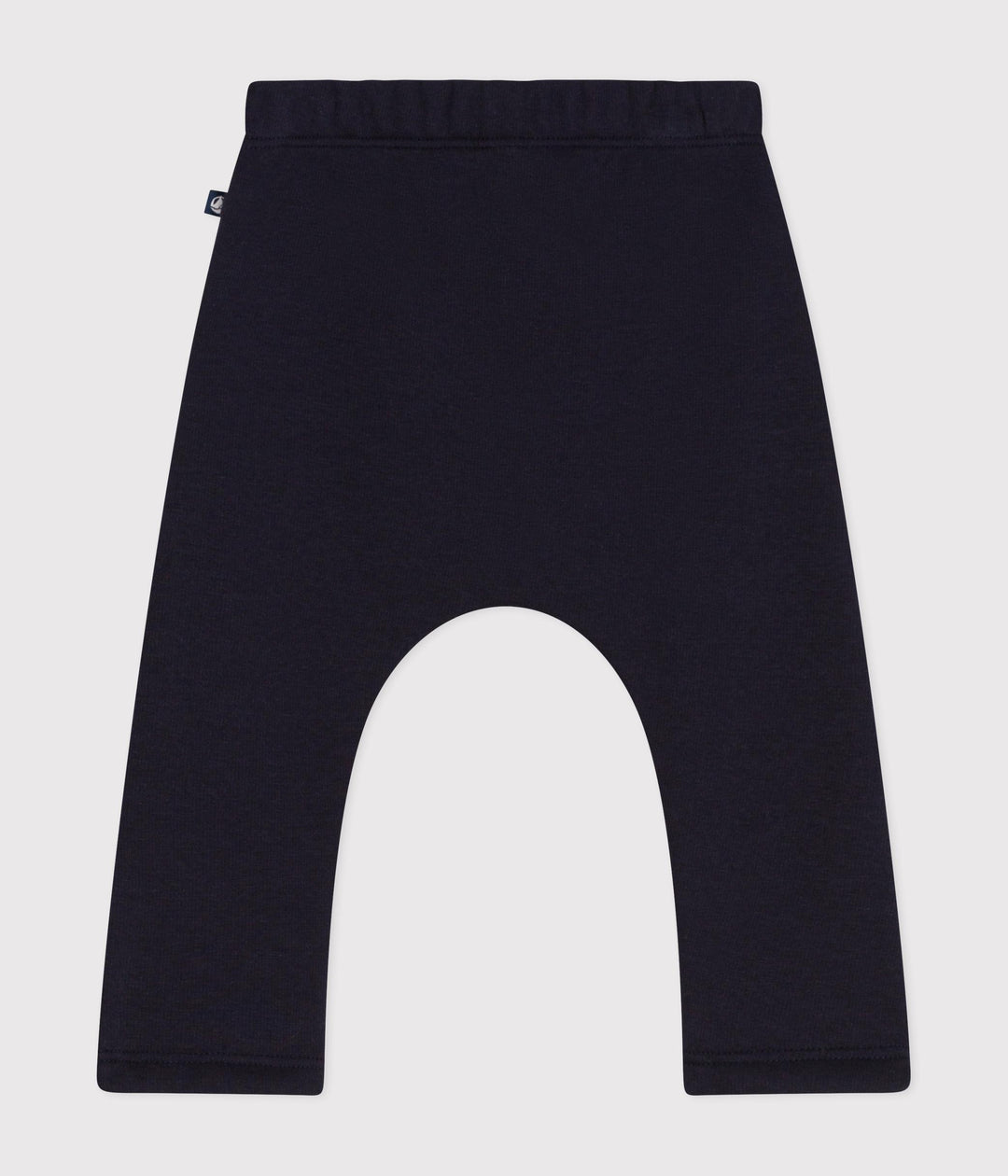 Pantaloni blu scuro in tessuto felpato A0BQ7 01 PETIT BATEAU 