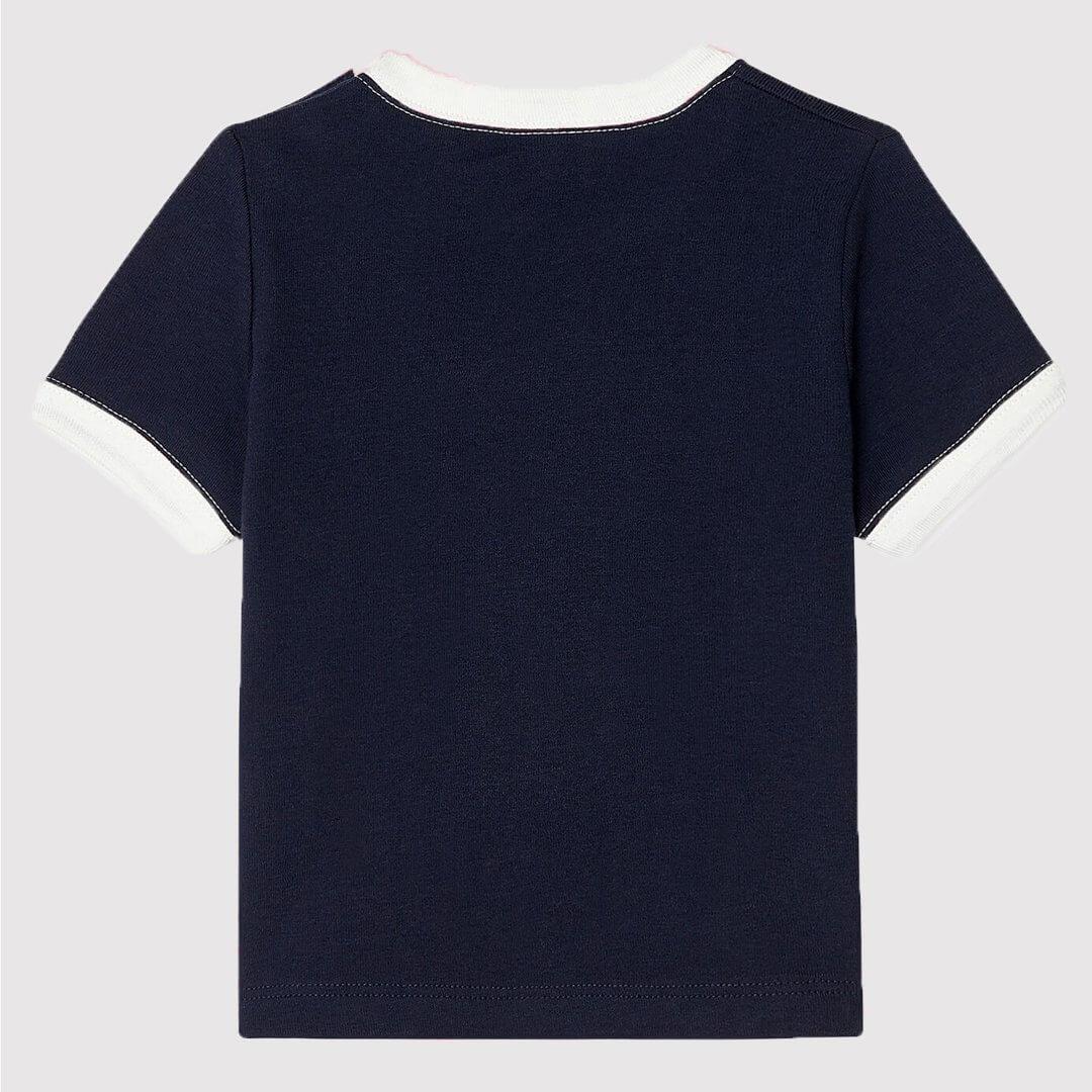 T SHIRT MANICHE CORTE BEBE' MASCHIO 55321 01 PETIT BATEAU 