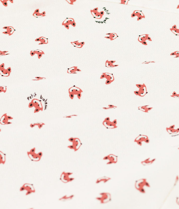 PIGIAMA BEBÈ STAMPATO IN TESSUTO FELPATO A087V 01 PETIT BATEAU 