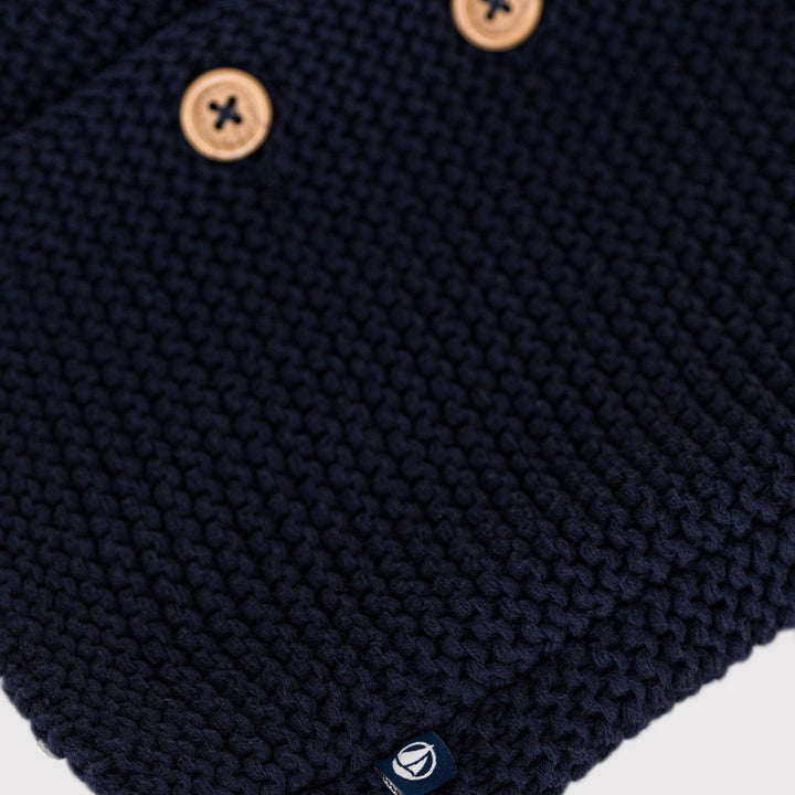 CARDIGAN IN TRICOT A PUNTO LEGACCIO PER BEBÈ A08BQ 02 PETIT BATEAU 