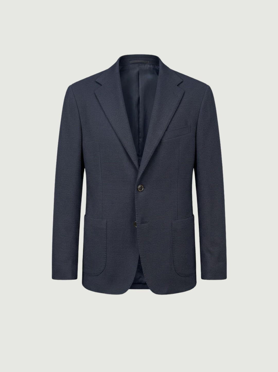Blazer con microtrama bluette M0002PL012M 7000 ANDREA MORANDO 