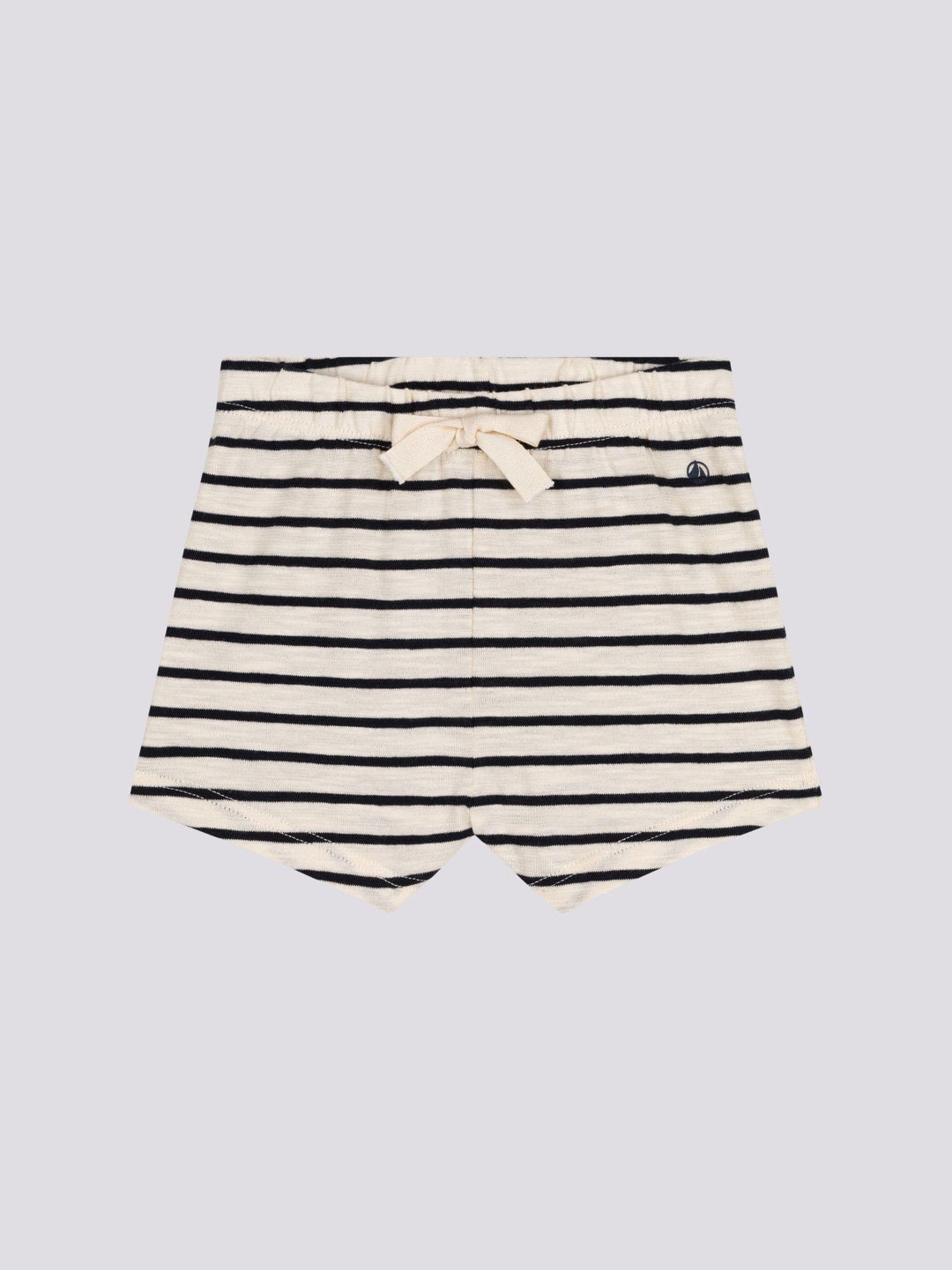 SHORTS BEBÈ IN JERSEY FIAMMATO TINTA UNITA A0A0B 01 PETIT BATEAU 