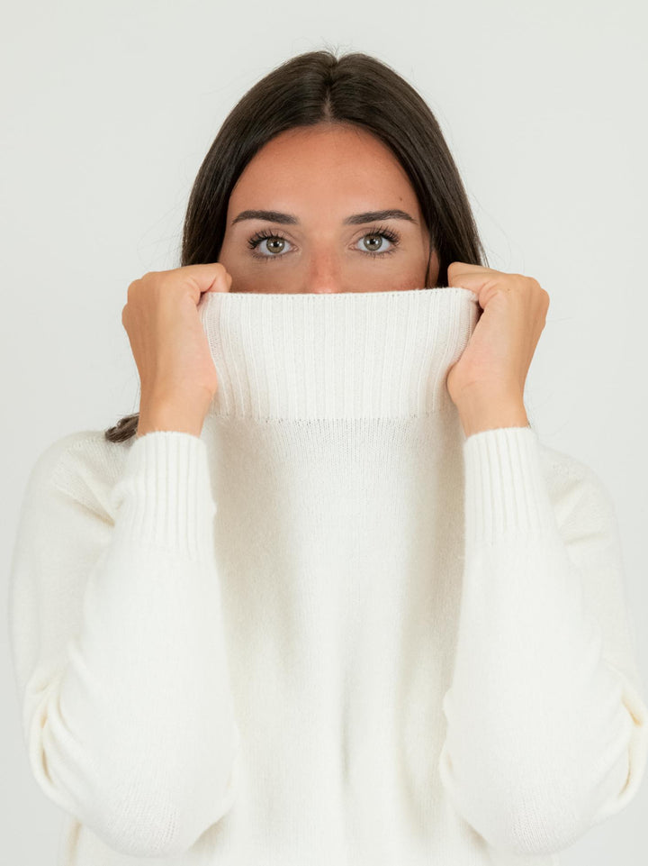 LUPETTO IN MAGLIA PANNA 0570/138 0248 BIMOR 