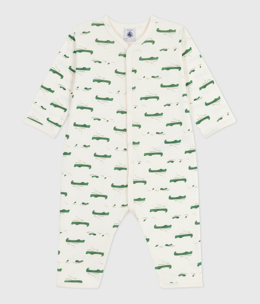Pigiama senza piedini in cotone stampato neonato A0E83 07 PETIT BATEAU 