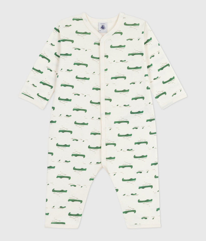 Pigiama senza piedini in cotone stampato neonato A0E83 07 PETIT BATEAU 