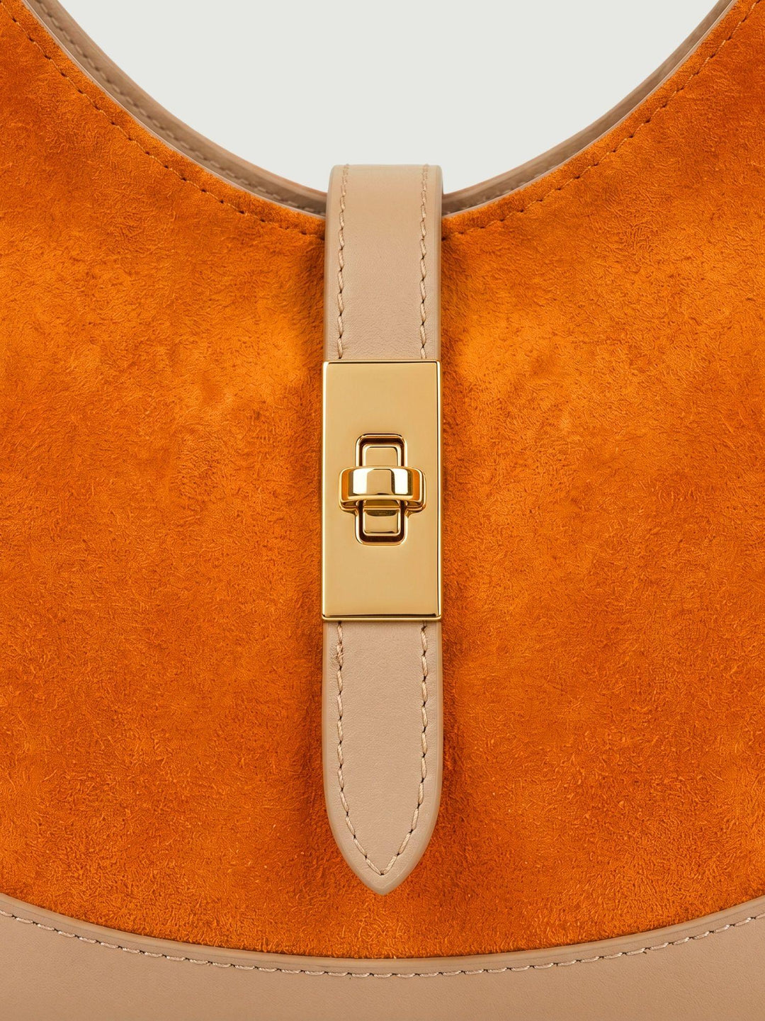 Borsa a spalla Elly in pelle scamosciata arancio ELLY ARANCIO BIMOR 