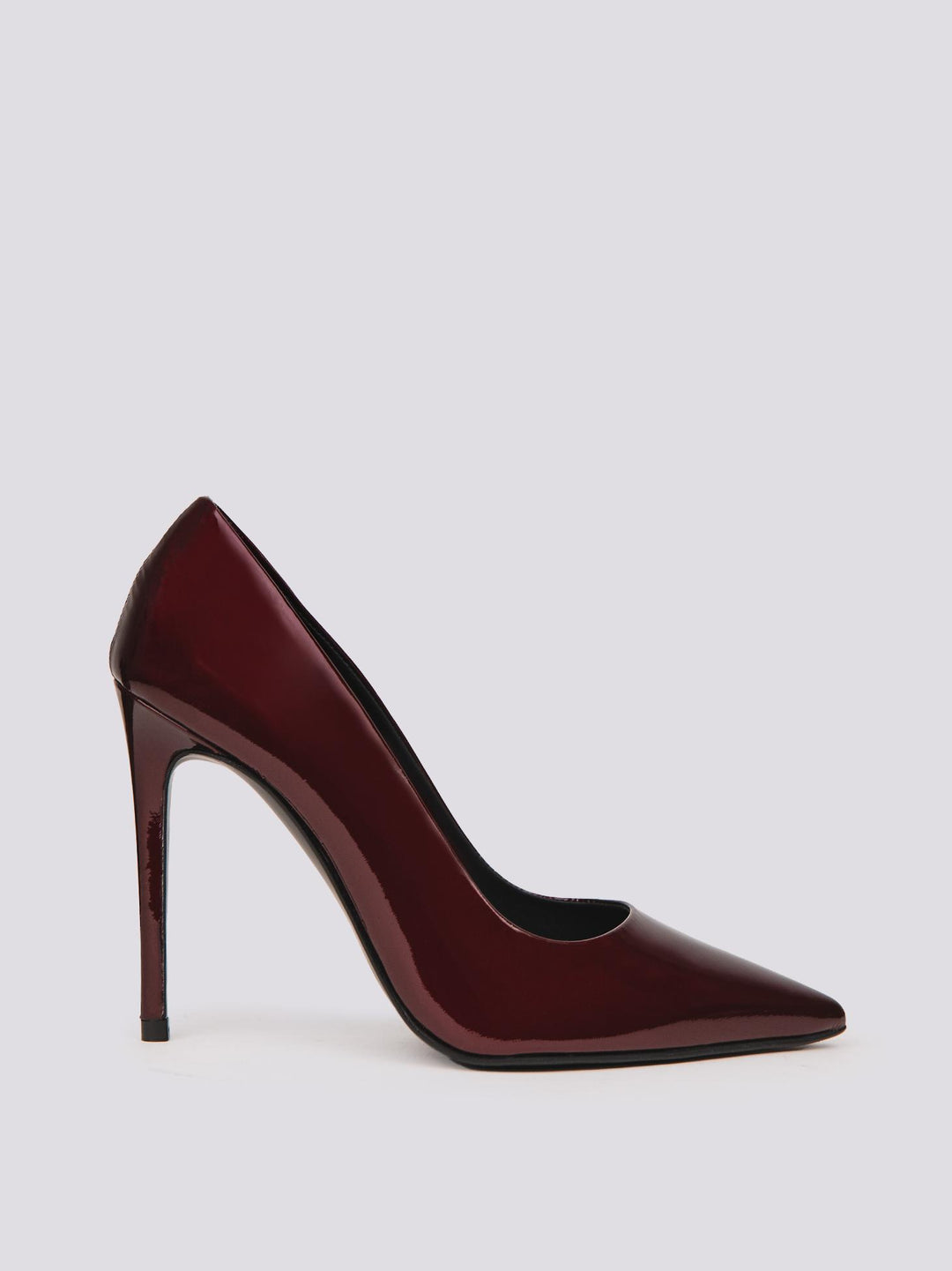 DECOLLETE  CON TACCO A SPILLO IN VERNICE BORDEAUX V40 BORDEAUX ANDREA MORANDO 