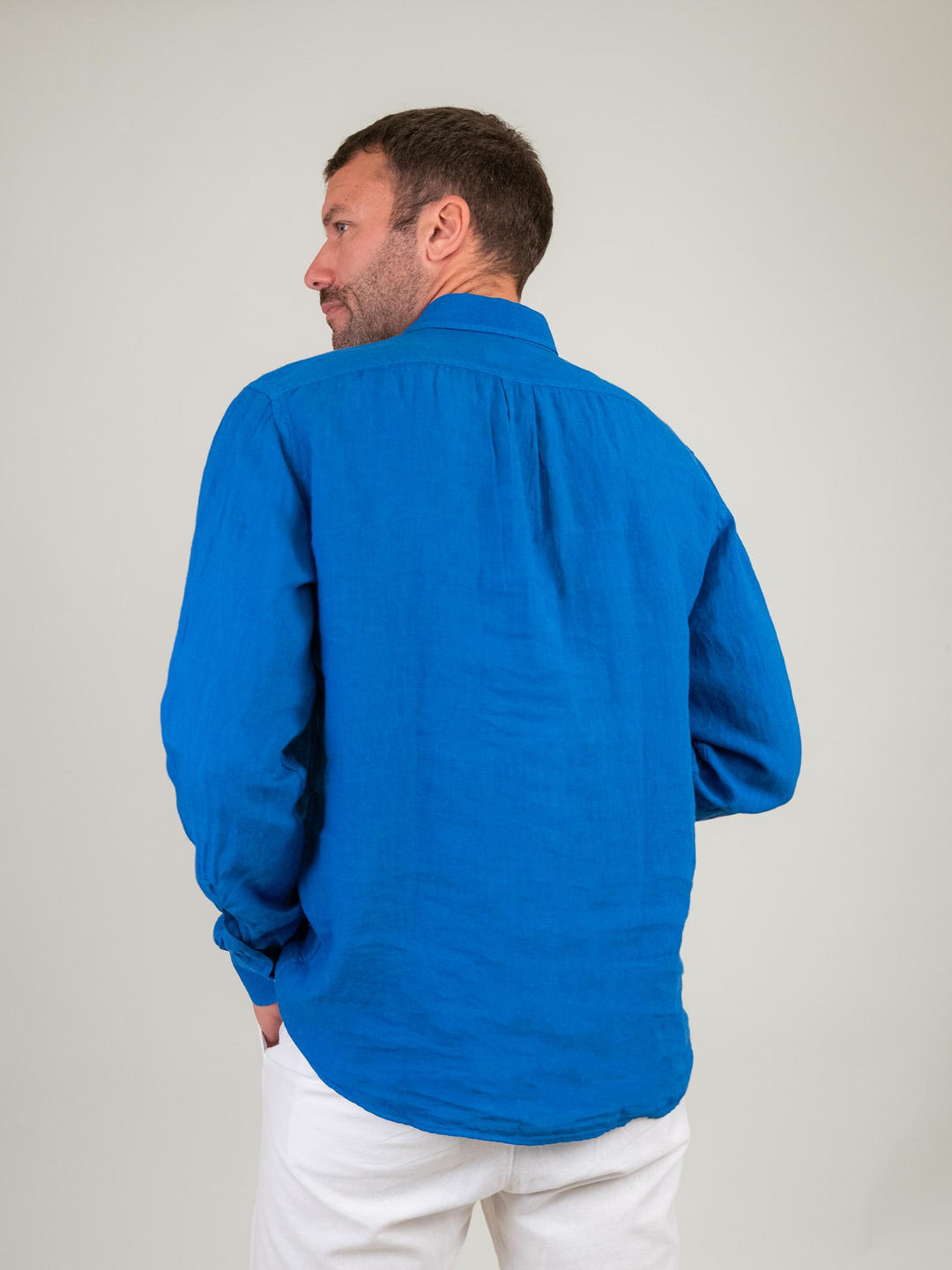 CAMICIA IN LINO BLUETTE BRAD/TC/TC162 264 BAGGIES 