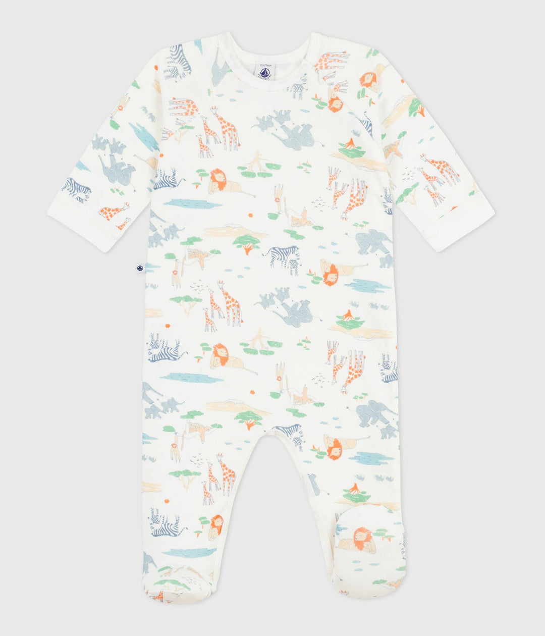 Tutina pigiama animali della savana A0F9N 01 PETIT BATEAU 