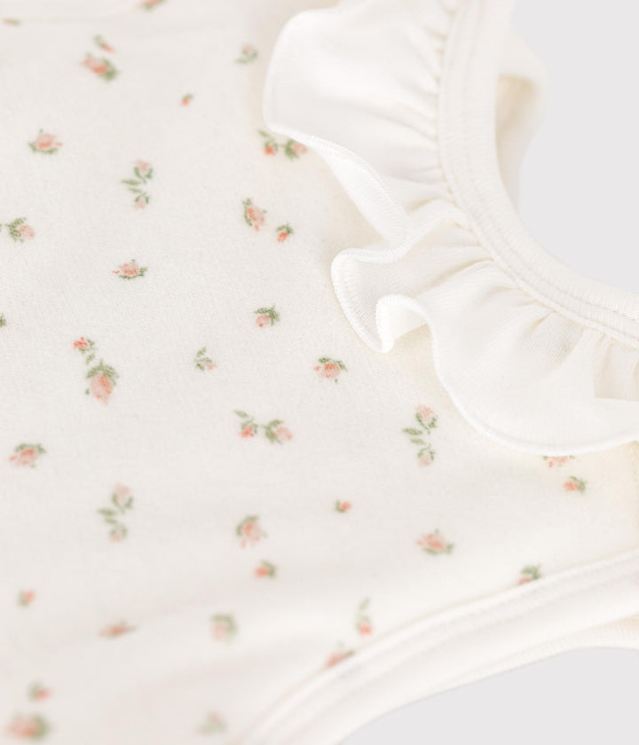 Sacco nanna in velluto a fiori neonato TOG 3 A0ATD 01 PETIT BATEAU 