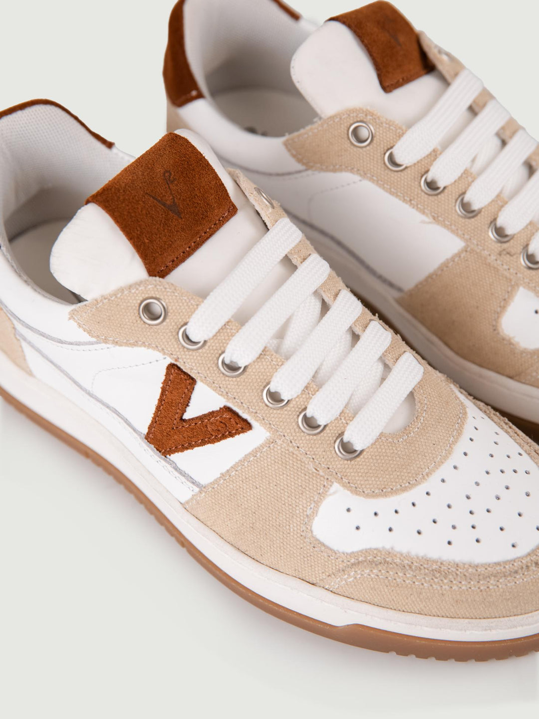 SNEAKER COLLEGE VINTAGE SABBIA