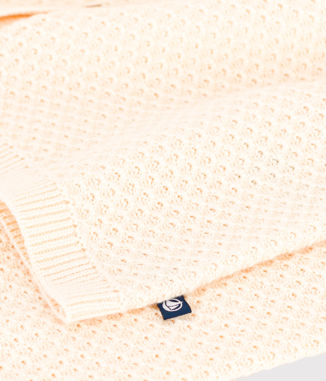 CARDIGAN BEIGE IN COTONE BAMBINA A09KX 01 PETIT BATEAU 