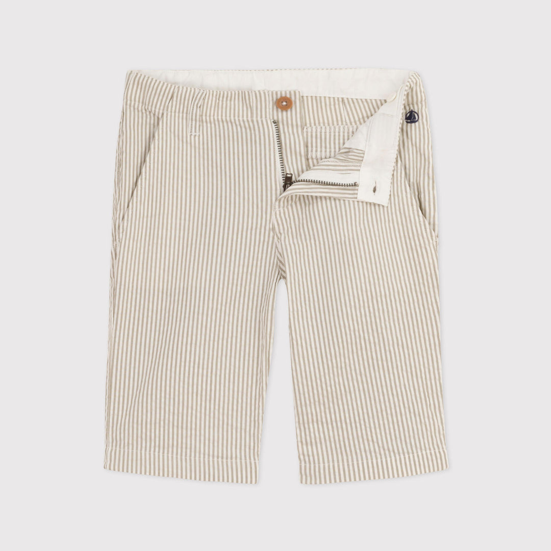 BERMUDA IN SEERSUCKER BAMBINO A06Q2 01 PETIT BATEAU 