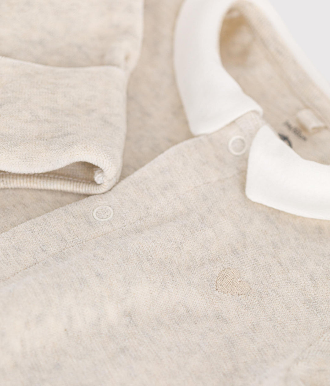 TUTINA IN COTONE CON COLLETTO A0B7F 01 PETIT BATEAU 