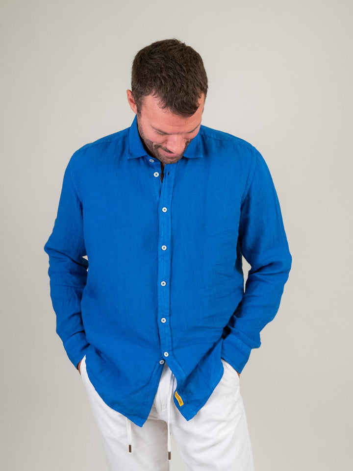 CAMICIA IN LINO BLUETTE BRAD/TC/TC162 264 BAGGIES 